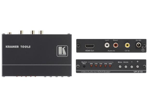 Kramer Scaler AV > HDMI CV Aud-A til HDMI 